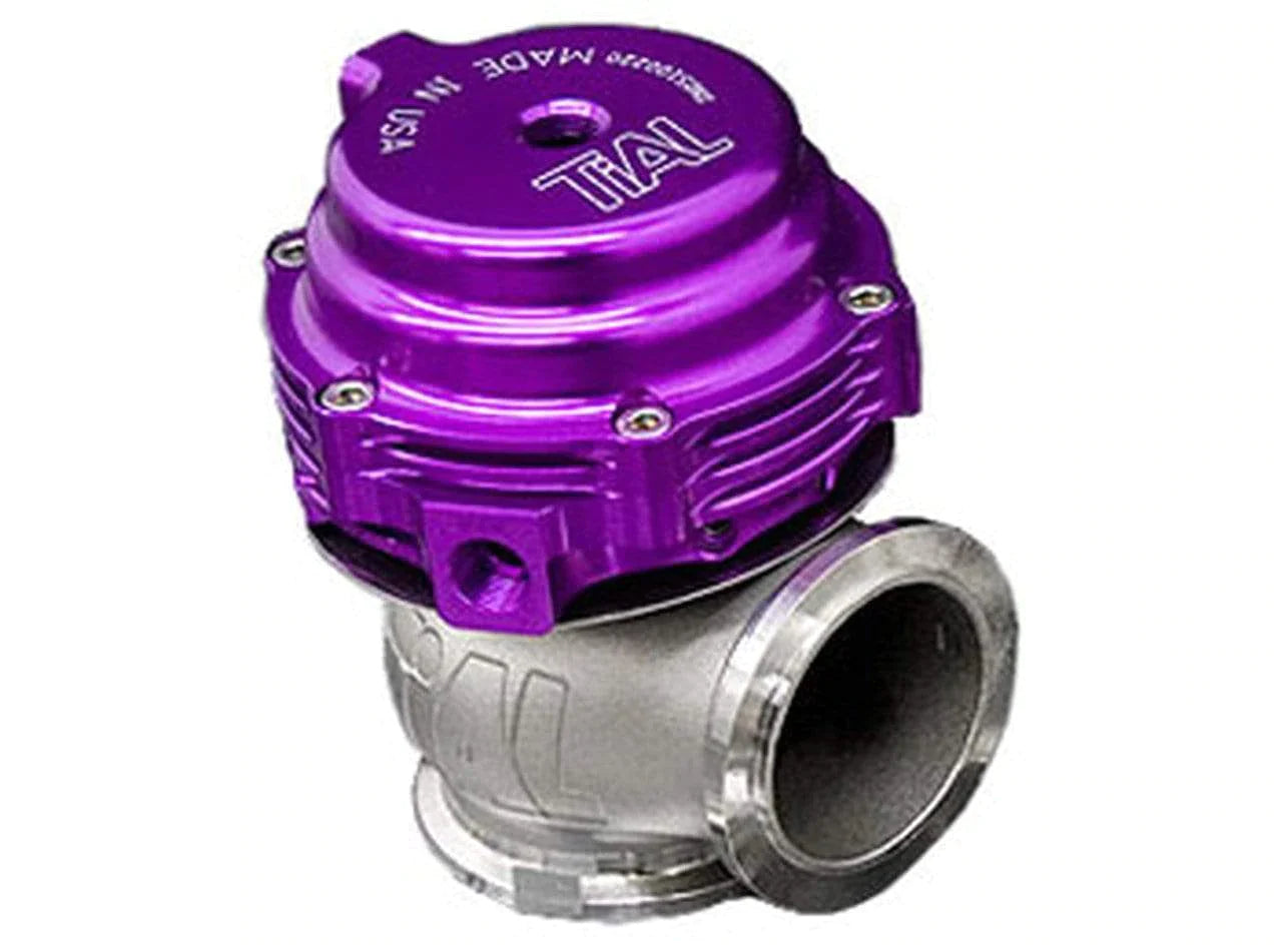 TiAL MVS 38mm External Wastegate V-Band - Red, Purple, Silver, Blue