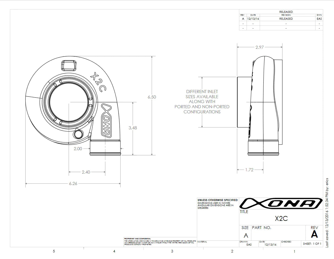 Xona Rotor 78.64S Ball Bearing Turbocharger