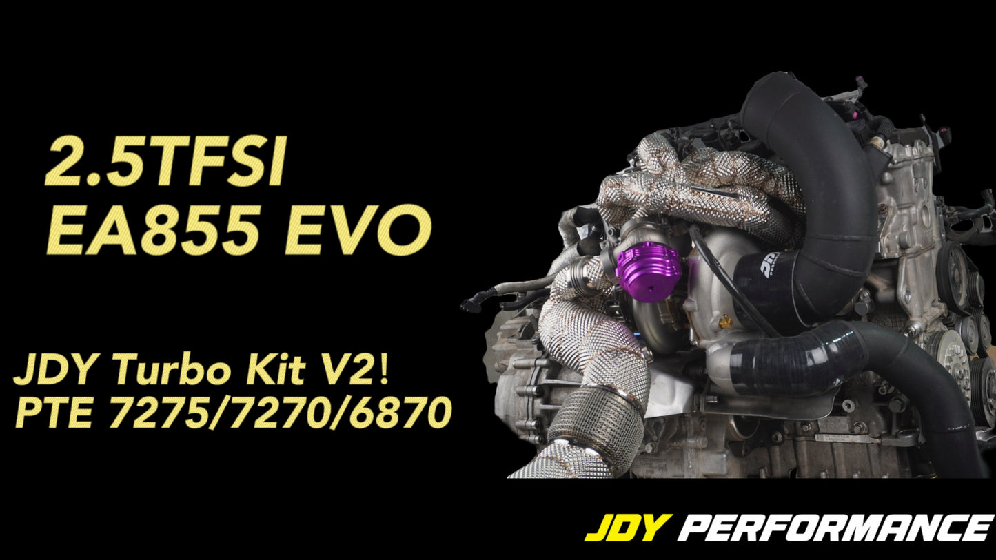 V2!-2.5TFSI JDY Gen 2 PTE 6466/6870/7270/7275/7675 TTRS 8S/RS3 8V2 DAZA DNWA Turbo Kit - Direct Fit